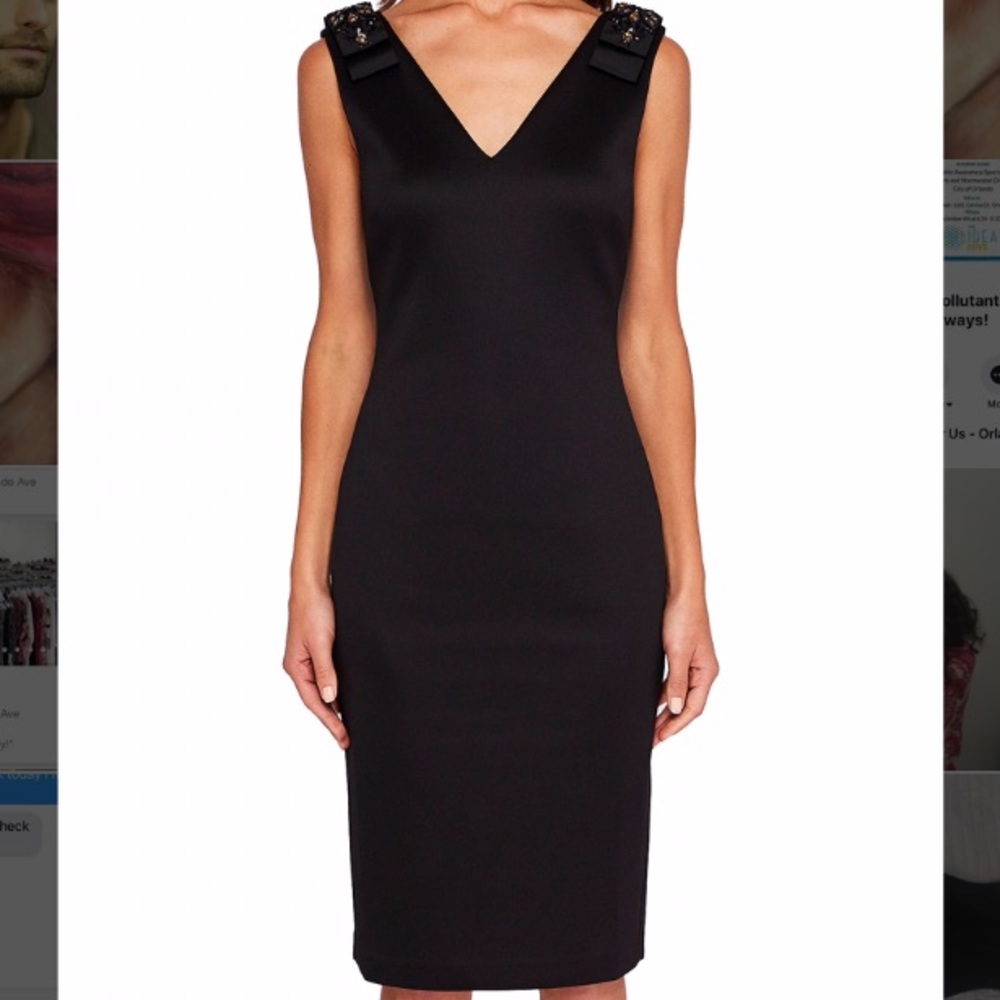 Ted Baker Black Dress Size 0